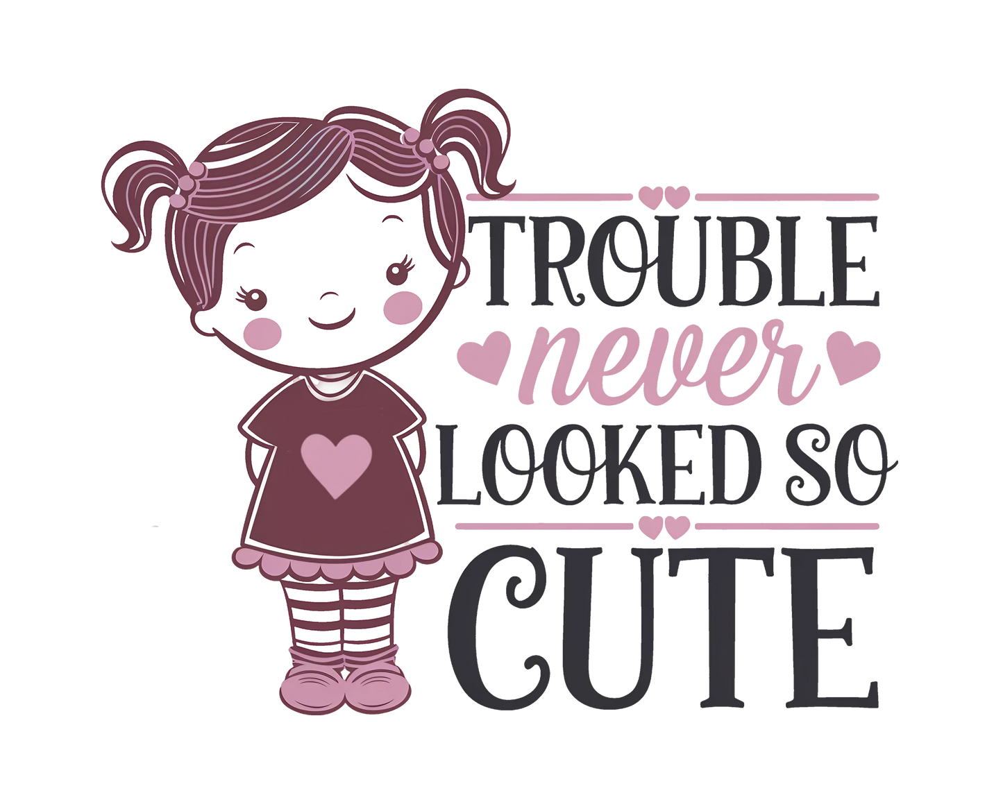 Trouble never looked so cute Digitaal