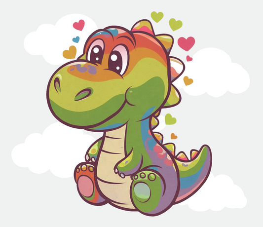 Baby Dino DTF Transfer