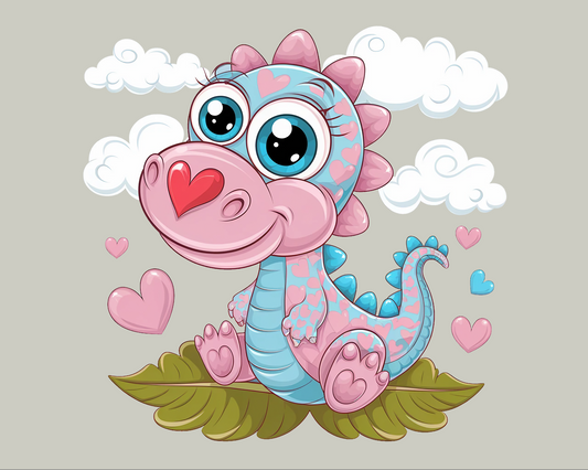 Baby Dino Meisje Digitaal