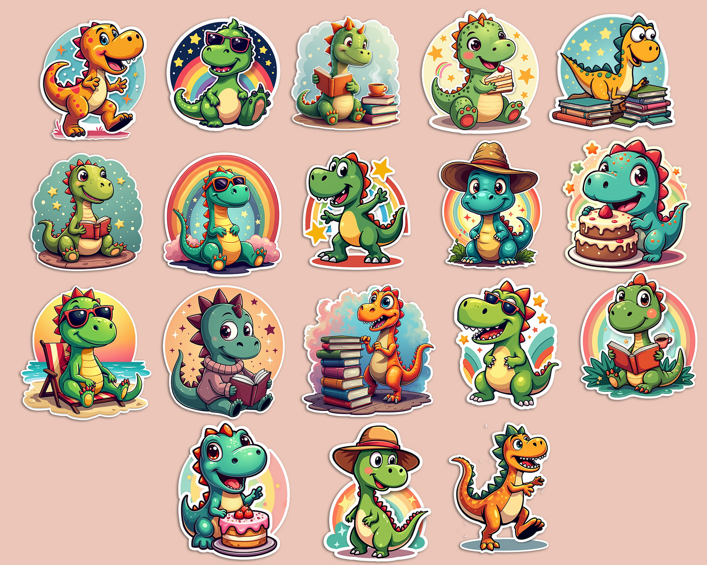 Dino Stickers
