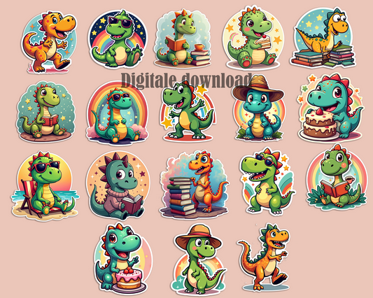 Dino's Stickers Digitaal