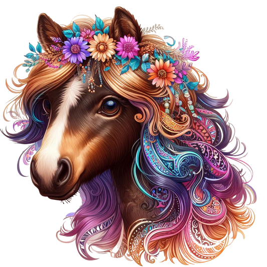 Boho Pferd Digital